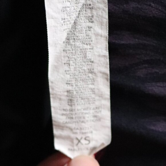 Fabletics Women's Sx XS Marcia High Neck Activewear Mesh Racerback Sports Bra - Picture 10 of 10